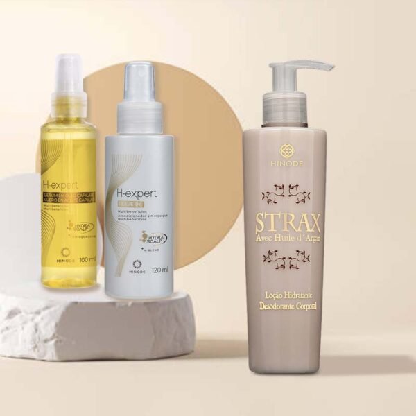 cabello suave y manejable y piel luminosa e hidratada