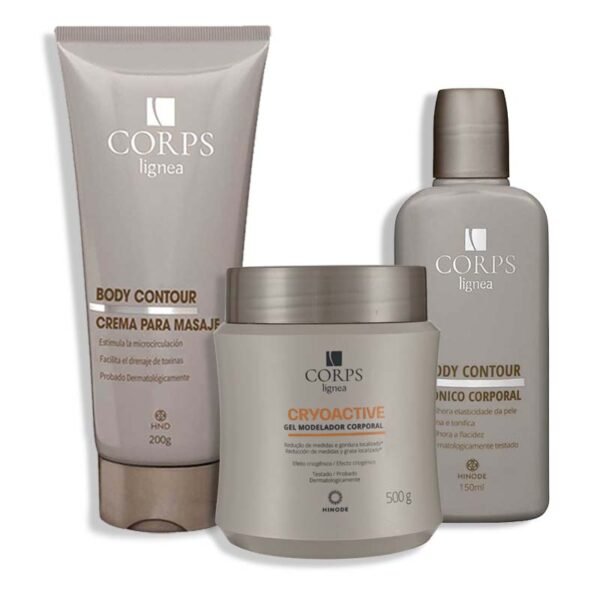 Gel Reductivo y Modelador BODY CONTOUR de CORPS y crema modeladora de cuerpo